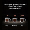 Cafetière automatique PETRUS : café fraîchement moulu, 10 tasses